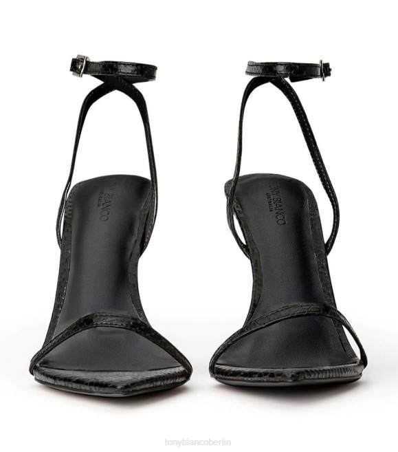 Stöckelschuhe| de Tony Bianco Frauen Myra-Heels schwarze Schlange 4624105